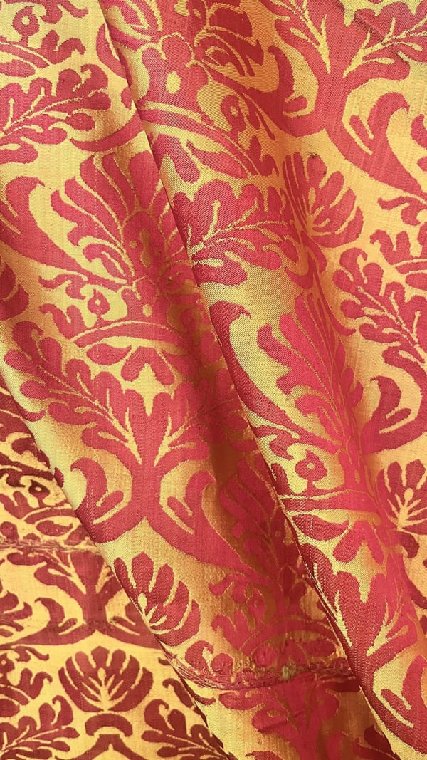 Italian, Silk damask, early 17th century