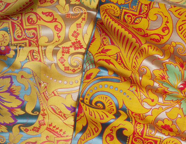 French (Lyon), Moorish Revival silk samples, ca. 1860–1880
