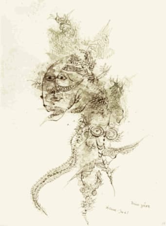 UNICA ZÜRN, Untitled, St. Anne, December, 1961