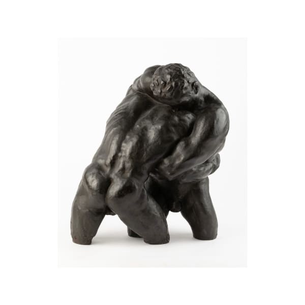 RENÉ ICHÉ - Lutteurs aux jambes coupées, 1942