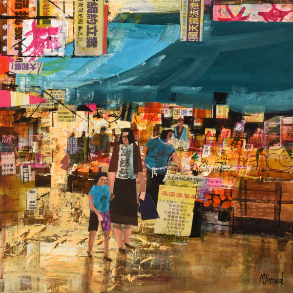 Mike Bernard, Street Market, Hong Kong