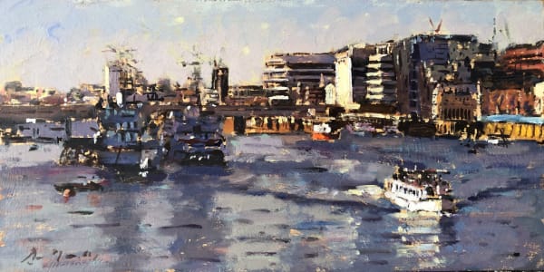 Bruce Yardley, HMS Belfast & Friend