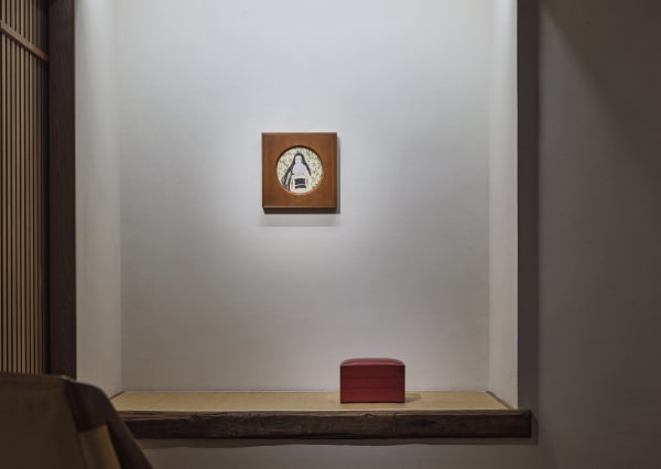 304　浅井忠　百合と女