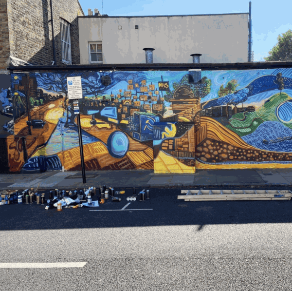 Street Art News, Roman Road Mural