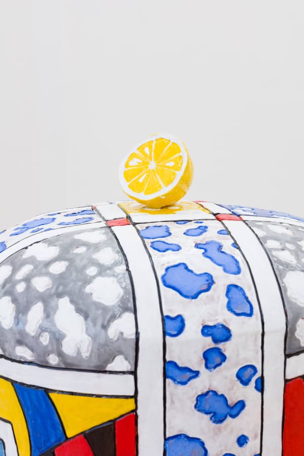 Tramaine de Senna “Still Life Mondrian with Lemon”, 2023 Detail