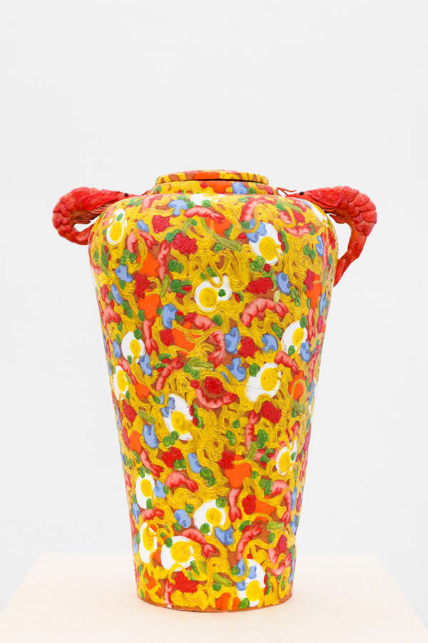 Tramaine de Senna "Stilleven met Long Life Noodle and Prawns", 2023