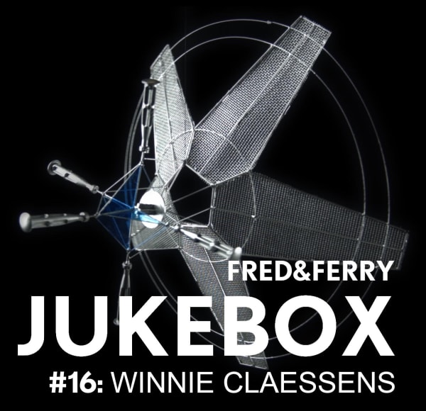 Winnie Claessens' installations are strongly narratively charged and testify to her background in scenography and fascination for film. Her choice for the Jukebox was therefore certainly not strange or unexpected! Let yourself be carried away... Click here to start listening.