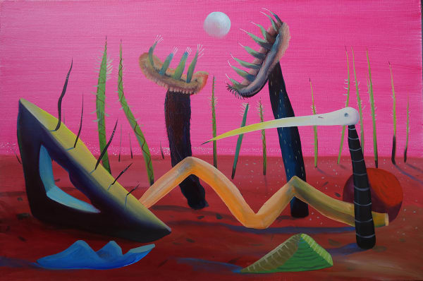 Miguel Cárdenas, Paisaje con Tótem, 2025