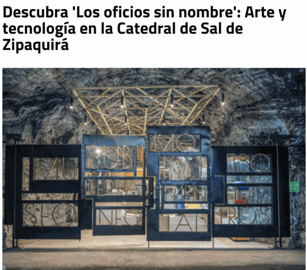 Linda Pongutá "Los oficios sin nombre"