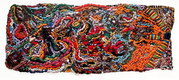 Untitled, 1995 Fabric, thread, mixed media 16.5 x 40 in. (41.9 x 101.6 cm)