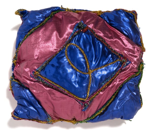 Title Unknown Fabric, thread, pipe cleaners, mixed media