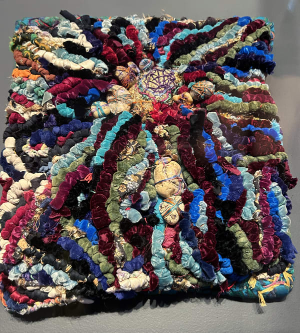 Untitled (Abstract), 1985 Fabric, thread, mixed media 36 x 30 in. (91.4 x 76.2 cm)