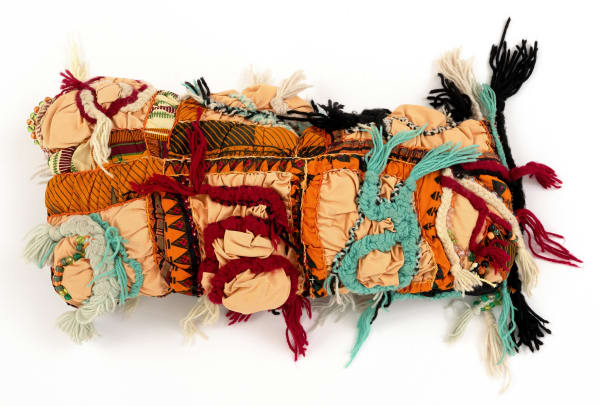 Title Unknown, Circa early 1990s Fabric, yarn, beads, thread 11.5 x 24 x 6 in. (29.2 x 61 x 15.2 cm)