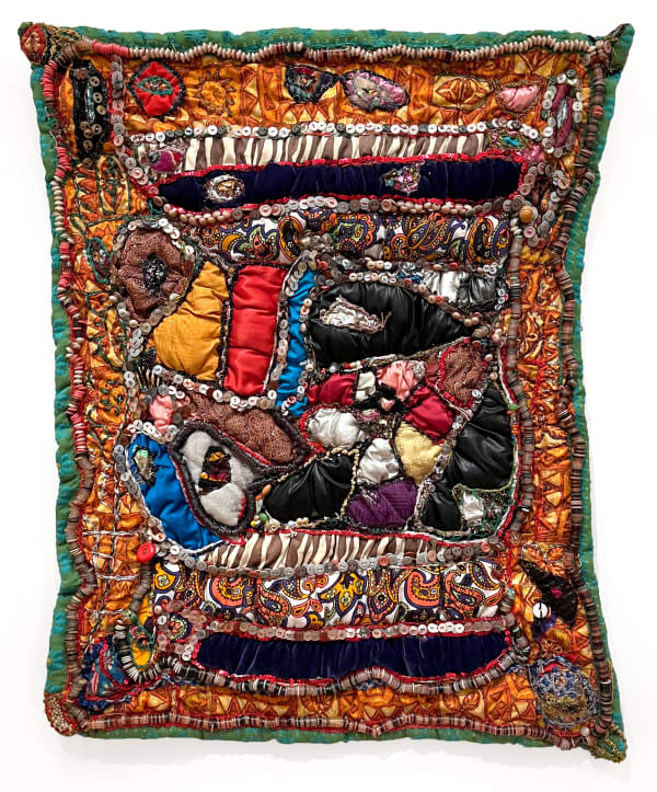 Another Time, 1992 Fabric, thread, mixed media 38 x 30 in. (96.5 x 76.2 cm)