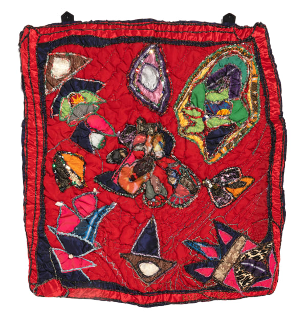 Title Unknown Fabric, thread, beads, sequins, rocks, mixed media