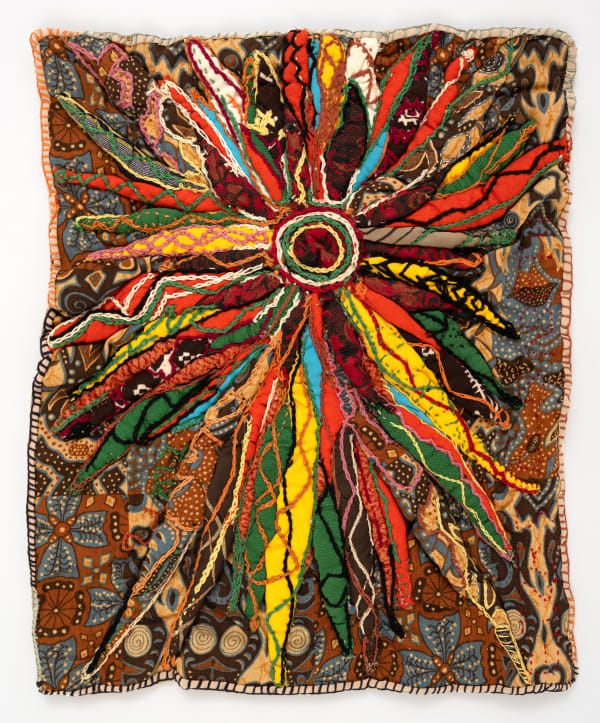 Infected Eye, 1979-1980 Fabric, thread 21 x 17.25 in. (53.3 x 43.8 cm)