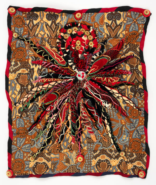 Sick Eye, 1980 Fabric, buttons, thread 24 x 20 in. (61 x 50.8 cm)