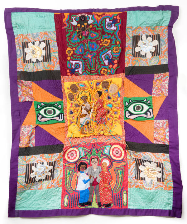 Quilted exhibition of works by Elizabeth Talford Scott on display at Goya Contemporary Gallery