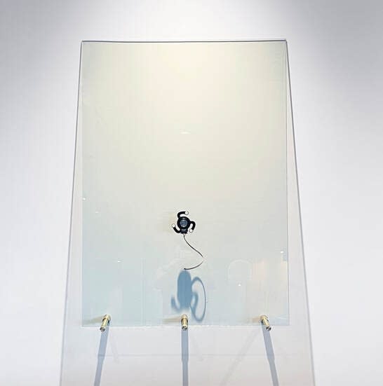 Remainder Montparnasse 2022 Glass Sound Electronics 30 X 42 In