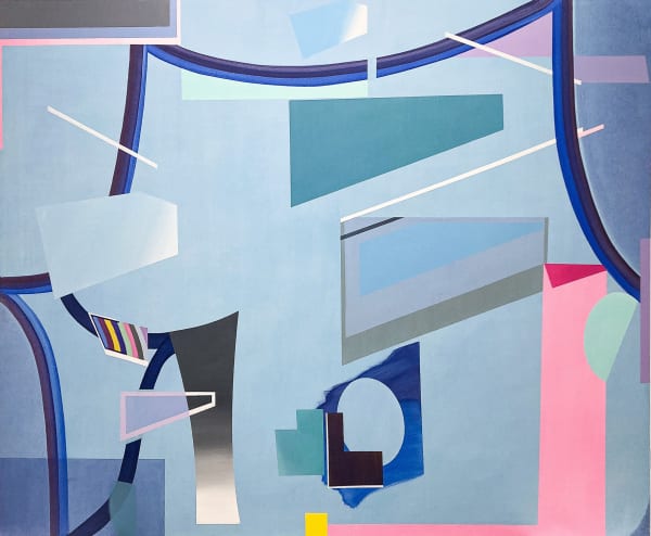 Sonnet 116, 2025, acrylic on canvas, 59 x 78 inches