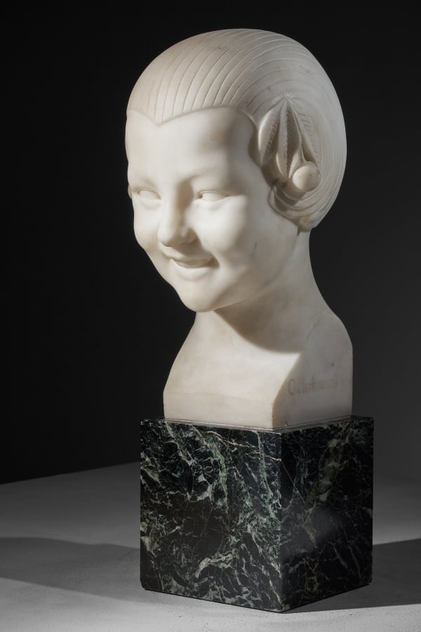 Gaston Herbemont, Bust of a young girl with cherries