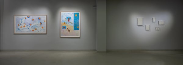 Installation view of Chill: Summer in the City (2022) at Aisha Alabbar Gallery, Dubai, UAE