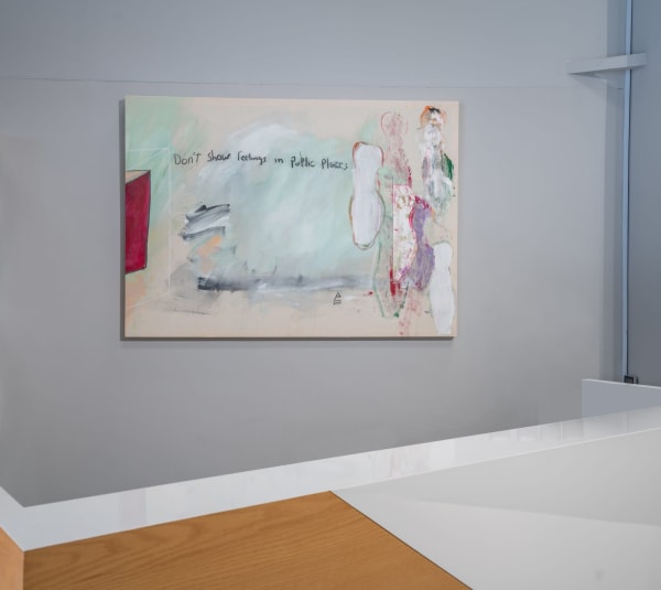 Installation view of Chill: Summer in the City (2022) at Aisha Alabbar Gallery, Dubai, UAE