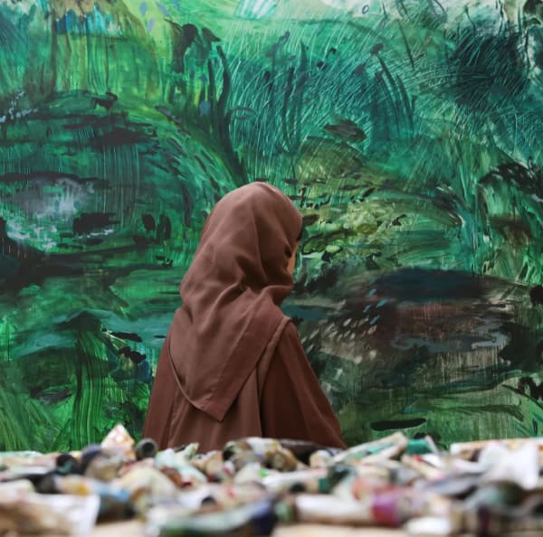 Albion Jeune Presents Inaugural Show Of Saudi Arabian Painter, Alia Ahmad by Sophie Goodwin