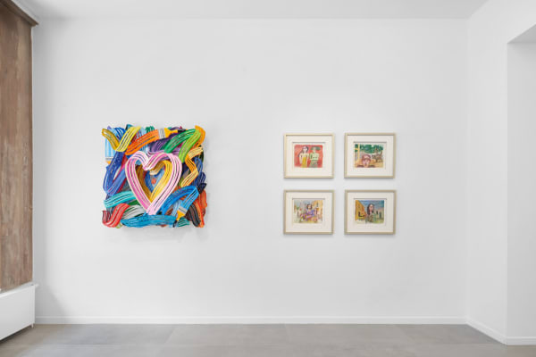 Galerie Duret Exposition Watercolors Wall Sculptures David Gerstein Mai 2022 1