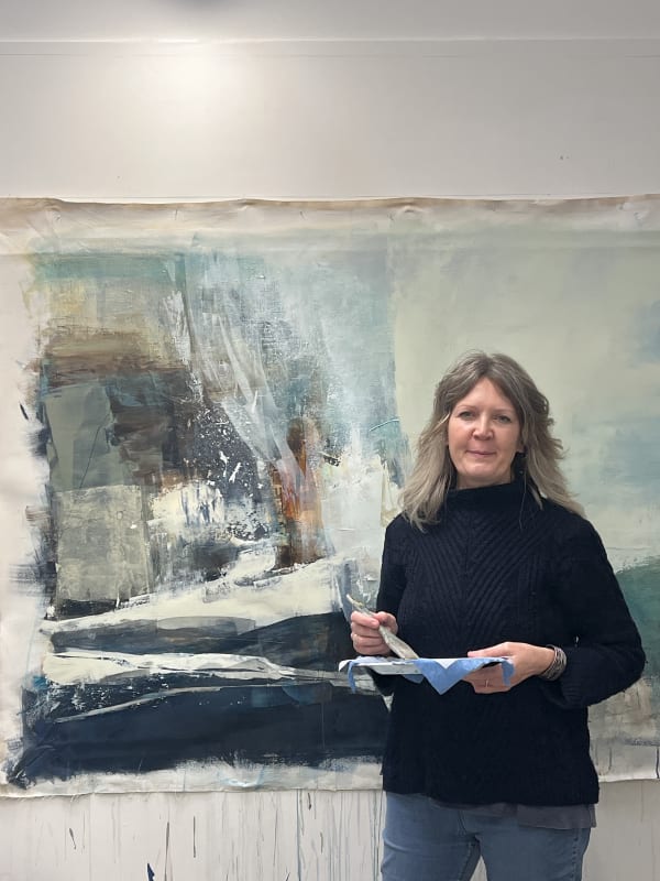 Kerry Souter in her studio