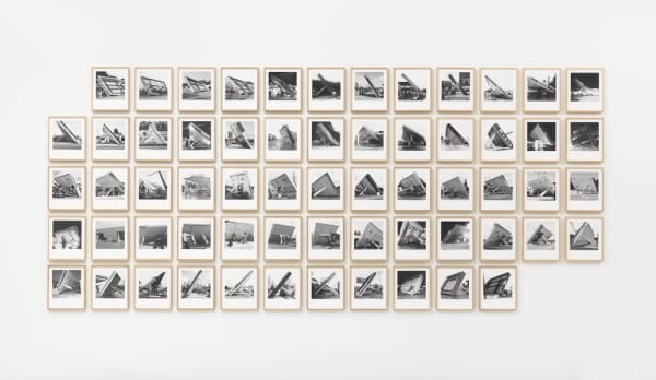 Sixtytwo Gasoline Stations, installation of 62 photographies, 2018. Nasjonalmuseet, Oslo