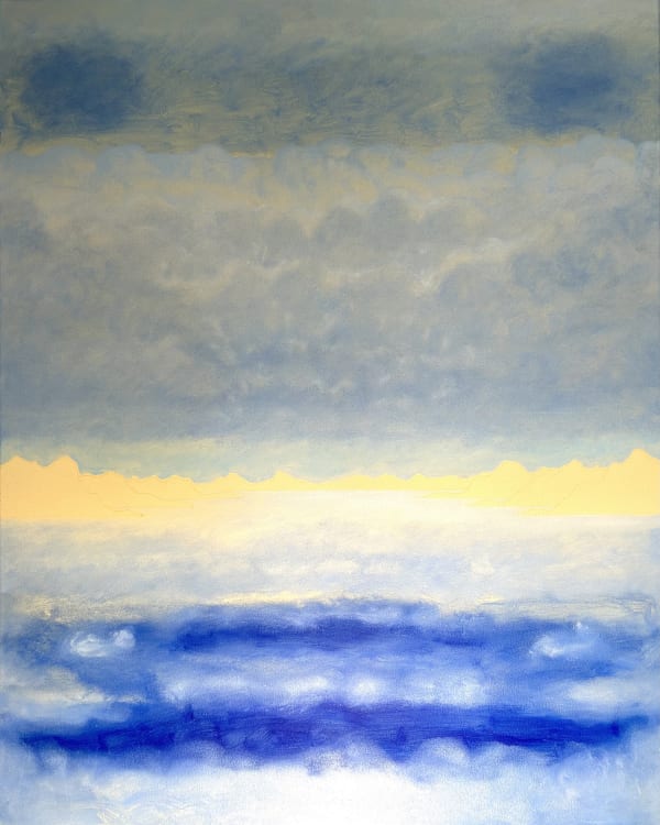 Eric Eriston Winarto GENFERSEE 10, 2024 Oil on canvas 100 X 80 cm