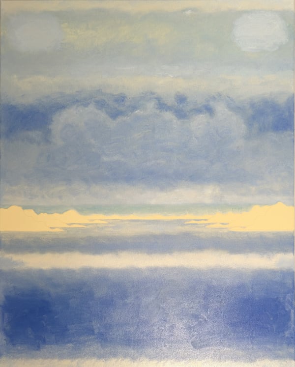 Eric Eriston Winarto GENFERSEE 5, 2024 Oil on canvas 100 X 80 cm