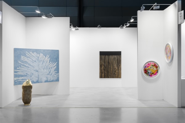 Installation view of SEOJUNG ART booth(COEX Hall B, B76) at Kiaf SEOUL 2024. Photo: Jeon Byung-cheol. Courtesy of SEOJUNG ART.