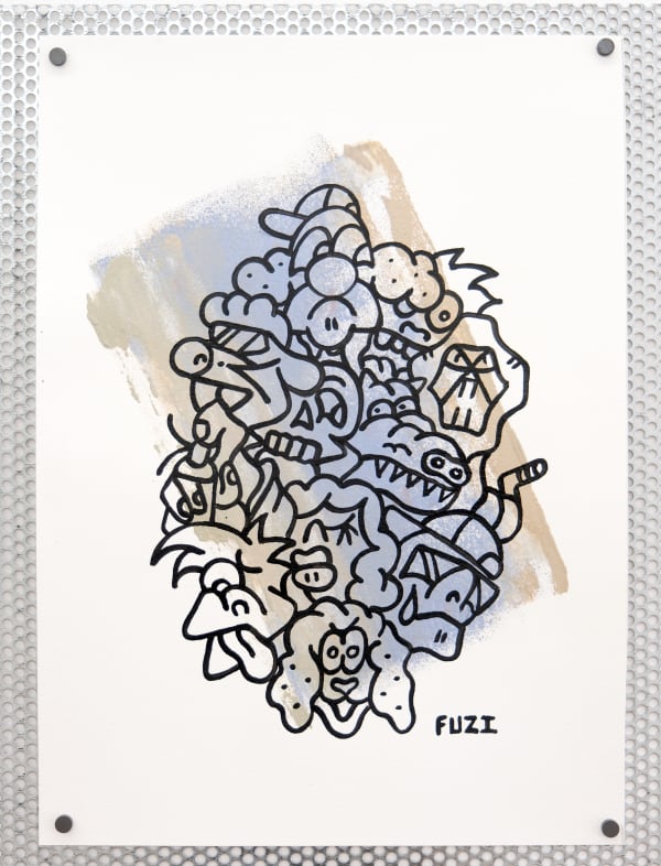 Convenience, 2024 42 x 29,7 cm technique mixte sur papier Canson 300g mixed media on Canson 300 gsm paper 1 200 €