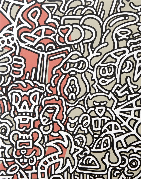 Arborescence, 2024 110 x 90 cm technique mixte sur toile mixed media on canvas