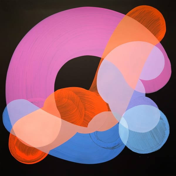 Das Ist Der Weg acrylique sur toile - acrylics on canvas 80 x 80 cm, 2023