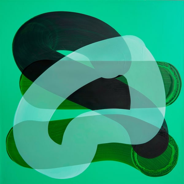 Soulstice acrylique sur toile - acrylics on canvas 80 x 80 cm, 2023