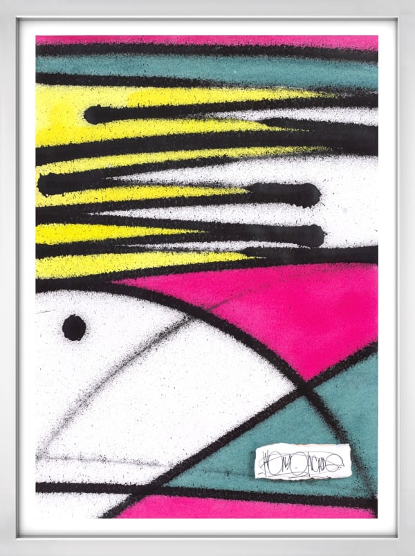 Lio’s Claws 40 x 30 cm, 2024 Mixed media on paper Technique mixte sur papier