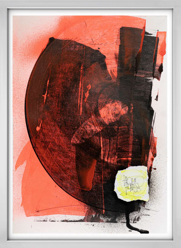 Energy on paper 40 x 30 cm, 2025 Mixed media on paper Technique mixte sur papier