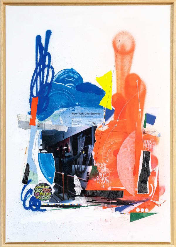 That's me 100 x 70 cm, 2025 peinture aérosol sur toile spray paint on canvas