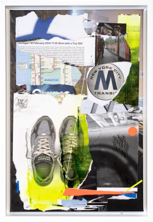 NB 993 60 x 40 cm, 2023 technique mixte sur toile mixed media on canvas