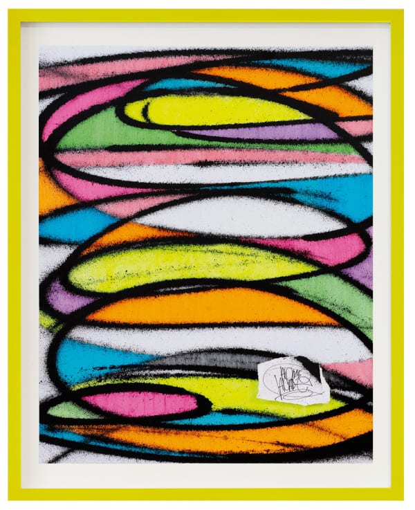 Chromatic Energy 2 50 x 40 cm, 2024 Mixed media on paper Technique mixte sur papier