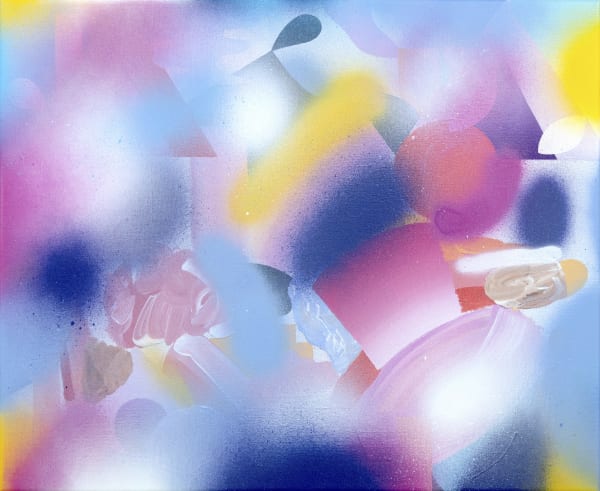 Siesta II 2024 - 50 x 61 cm acrylique et aérosol sur toile de lin acrylic and spray paint on linen 2 800 €