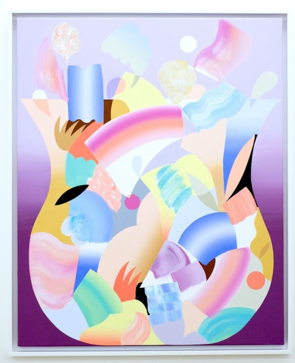 Vase transparent II 2020 - 100 x 80 cm acrylique sur toile de lin acrylic on linen 4 500 €