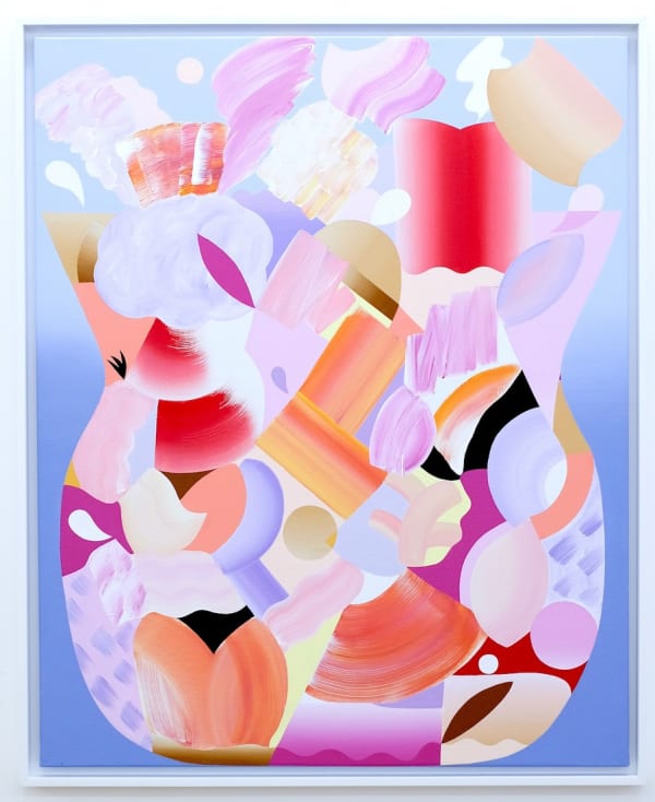 Vase transparent I 2020 - 100 x 80 cm acrylique sur toile de lin acrylic on linen 4 500 €