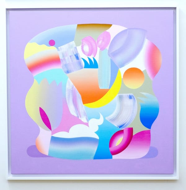 Katachi V 2020 - 80 x 80 cm acrylique sur toile de lin acrylic on linen 3 800 €