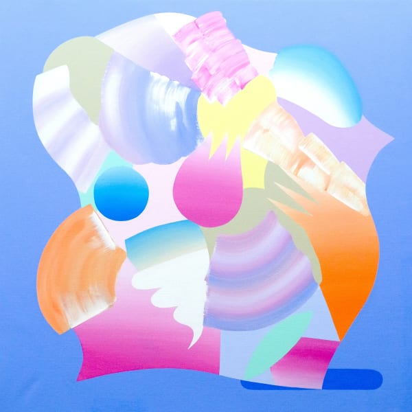 Katachi III 2020 - 80 x 80 cm acrylique sur toile de lin acrylic on linen 3 800 €