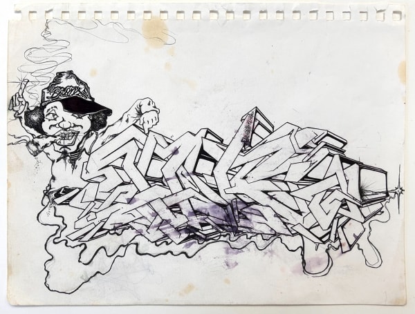 ŒUVRES POST-GRAFFITI, CASE2 "Sketch" 1981