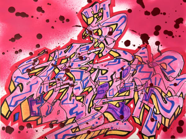 ŒUVRES POST-GRAFFITI, aaron "SHARP" goodstone "Change is possible" , 2024